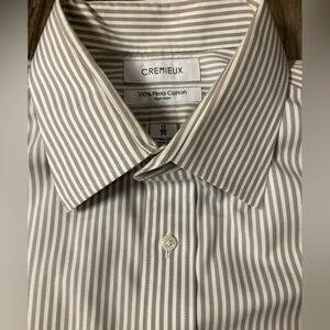 Cremieux Men’s 100% Pima Cotton Button Down Dress Shirt 17-35